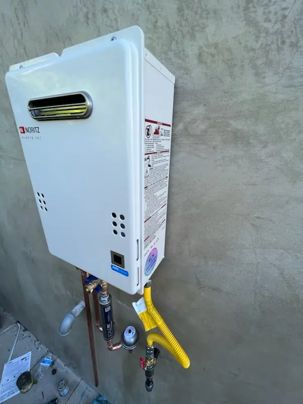 Tankless water heater installation for Sunnymead Orchard Farms homes